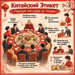 Порядок рассадки за столом