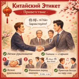 Китайский этикет: приветствие