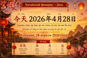 Китайский фонарик — Дата