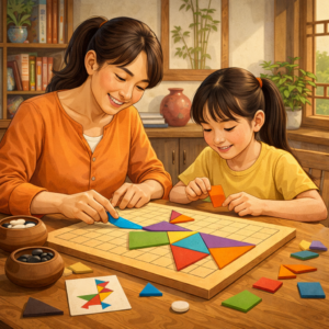 Китайские игры — Танграм (七巧板)