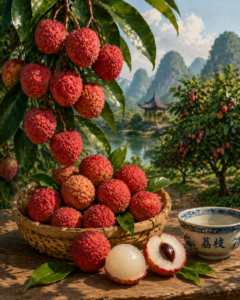 Личи — сладкий фрукт южного Китая