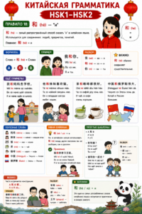 Китайский фонарик — Грамматика HSK1–HSK2