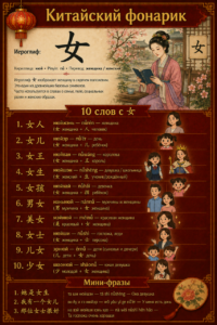 Иероглиф: 女