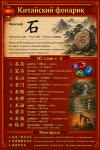 Иероглиф: 石