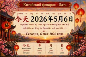 Китайский фонарик — Дата