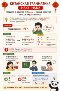 Грамматика HSK1–HSK2