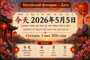 Китайский фонарик — Дата