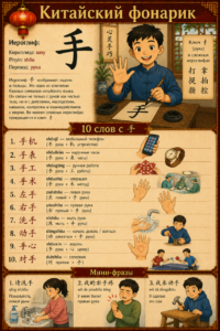 Иероглиф: 手