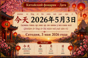 Китайский фонарик — Дата