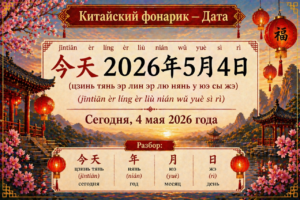 Китайский фонарик — Дата