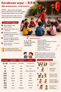 Китайские игры — 丢手绢 (Дю шоуцзюань, «платочек»)