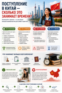 Поступление в Китай — сколько это занимает времени? ⏳🇨🇳