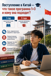 Поступление в Китай — что такое программа 1+3 и кому она подходит? 🇨🇳🎓