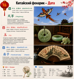 Китайский фонарик — Дата