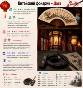 Китайский фонарик — Дата