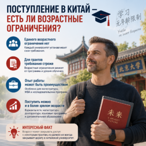 Поступление в Китай — есть ли возрастные ограничения? 🇨🇳🎓