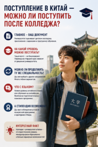 Поступление в Китай — можно ли поступить после колледжа? 🇨🇳🎓