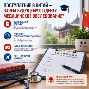 Поступление в Китай — зачем будущему студенту медицинское обследование? 🇨🇳🩺